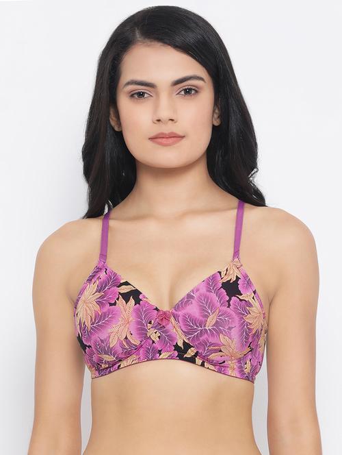 detachable strap floral t-shirt bra - 16823684 - Standard Image - 1