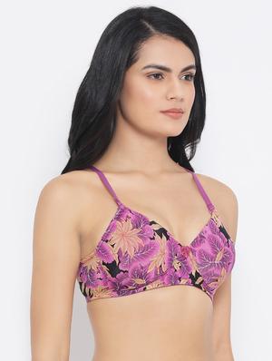 detachable strap floral t-shirt bra - 16823684 - Standard Image - 2