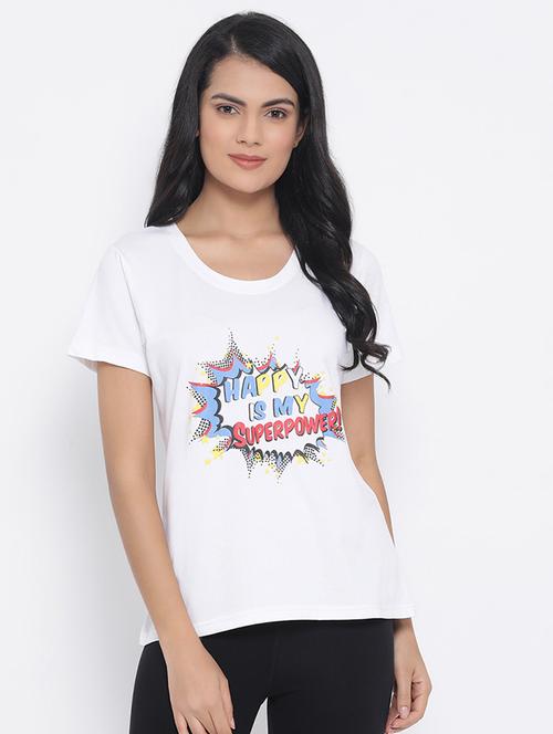 round neck quirky tee - 16823735 - Standard Image - 1