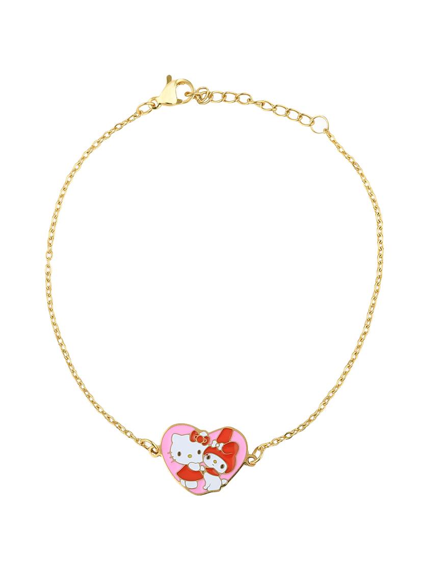 gold metal anklets - 16824193 - Zoom Image - 3