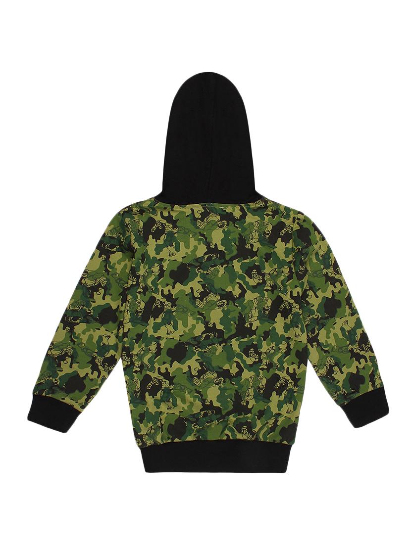 green cotton full length twin set - 16824214 - Zoom Image - 2