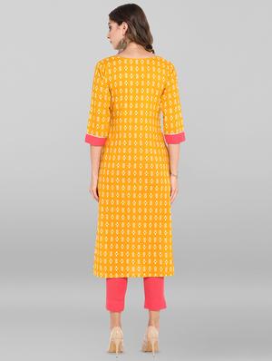 ikat kurta pant set - 16824457 - Standard Image - 3