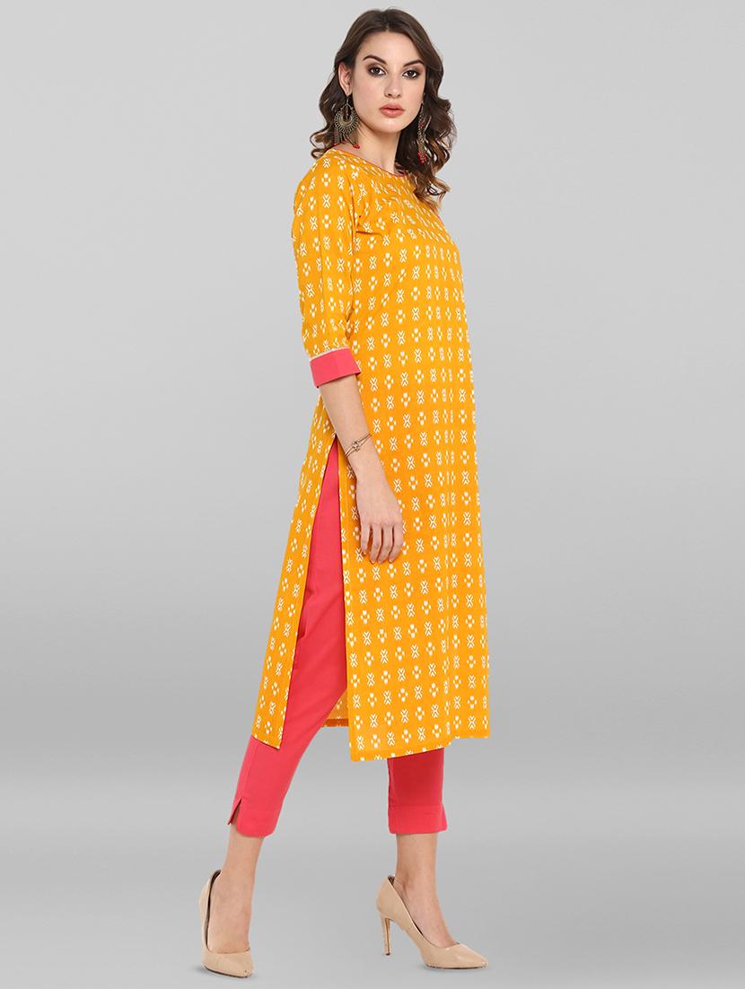 ikat kurta pant set - 16824457 - Zoom Image - 2