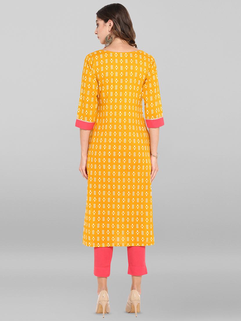 ikat kurta pant set - 16824457 - Zoom Image - 3