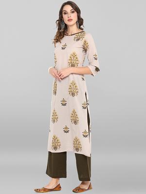 floral kurta palazzo set - 16824467 - Standard Image - 2