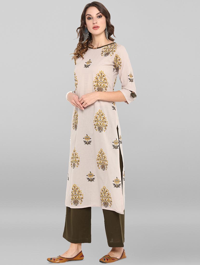 floral kurta palazzo set - 16824467 - Zoom Image - 2