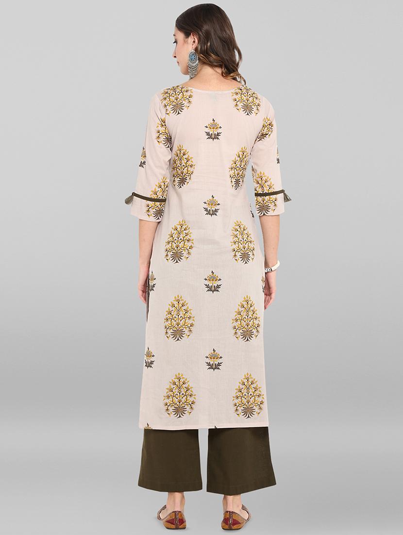 floral kurta palazzo set - 16824467 - Zoom Image - 3