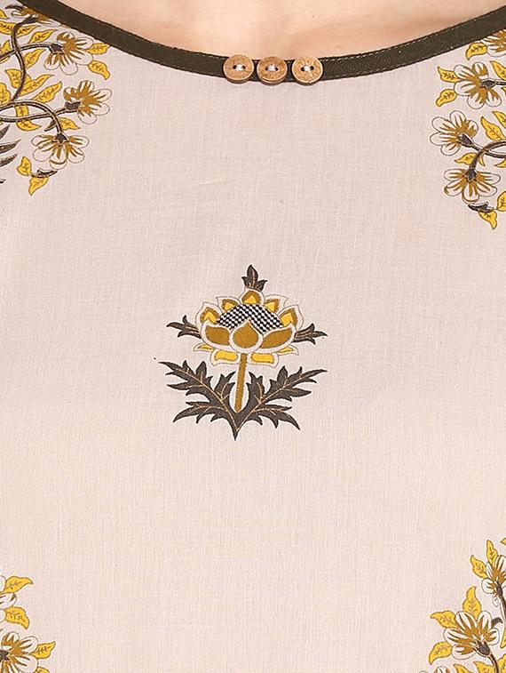 floral kurta palazzo set - 16824467 - Zoom Image - 4