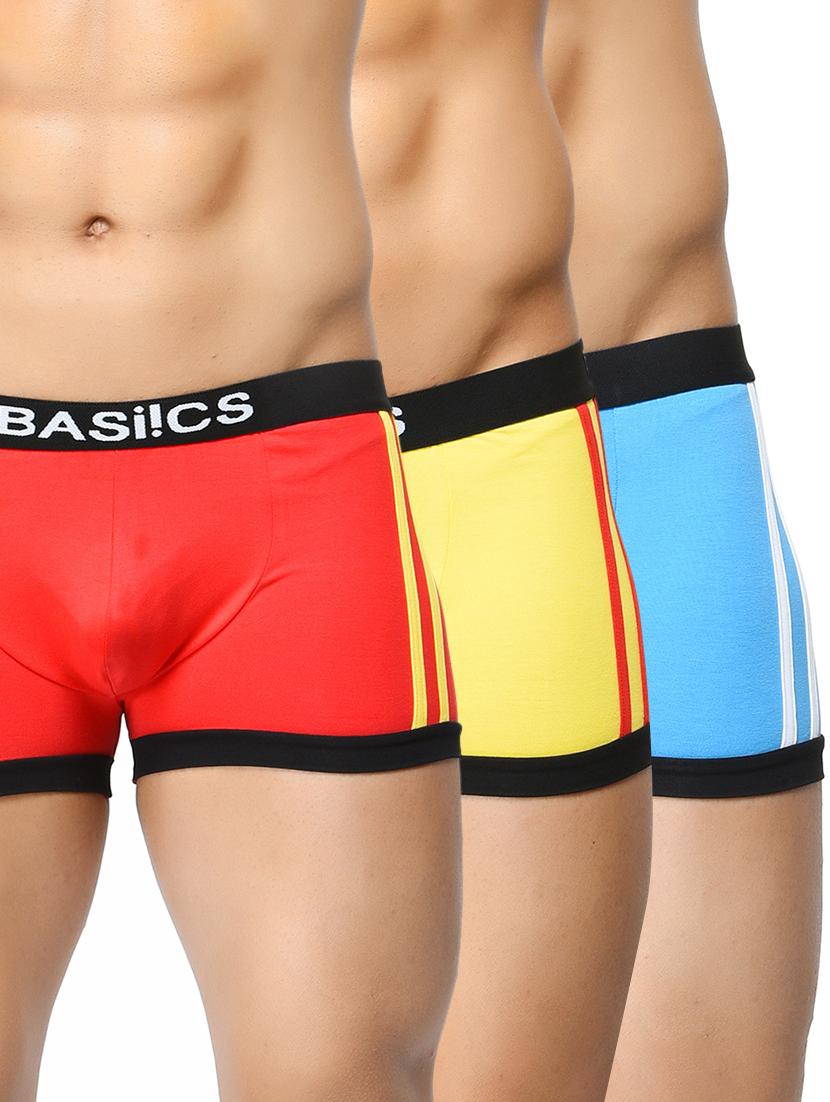 set of 3 multi colored striped trunks brief - 16824648 - Zoom Image - 1