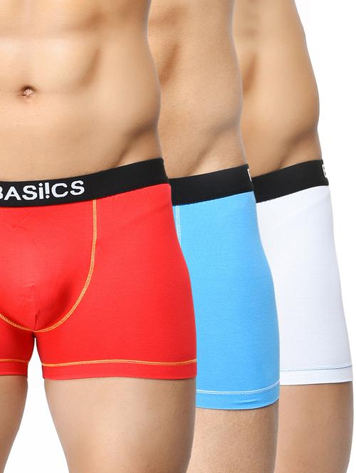 set of 3 multi colored solid trunks - 16824657 - Standard Image - 1