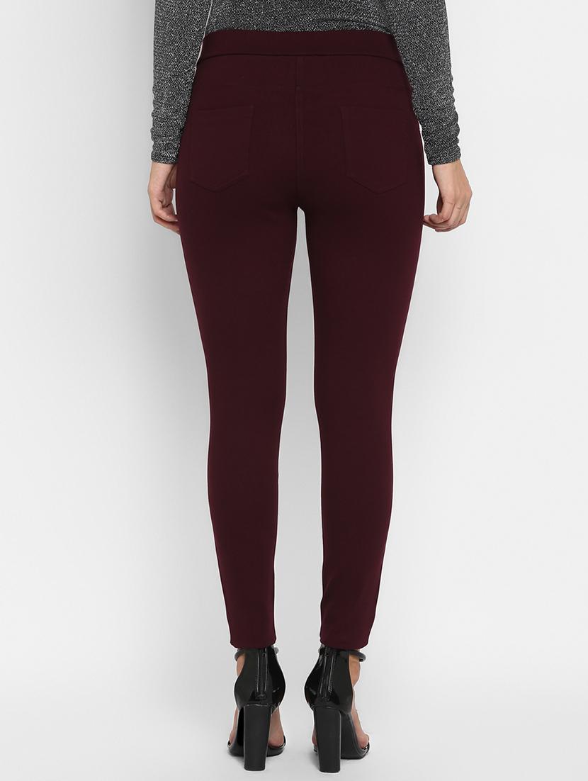 high rise solid jeggings - 16824672 - Zoom Image - 3