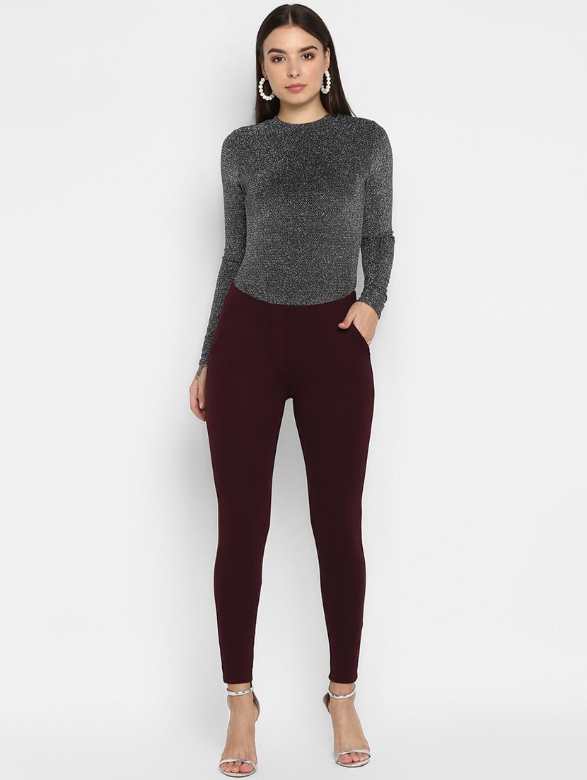 high rise solid jeggings - 16824674 - Zoom Image - 4