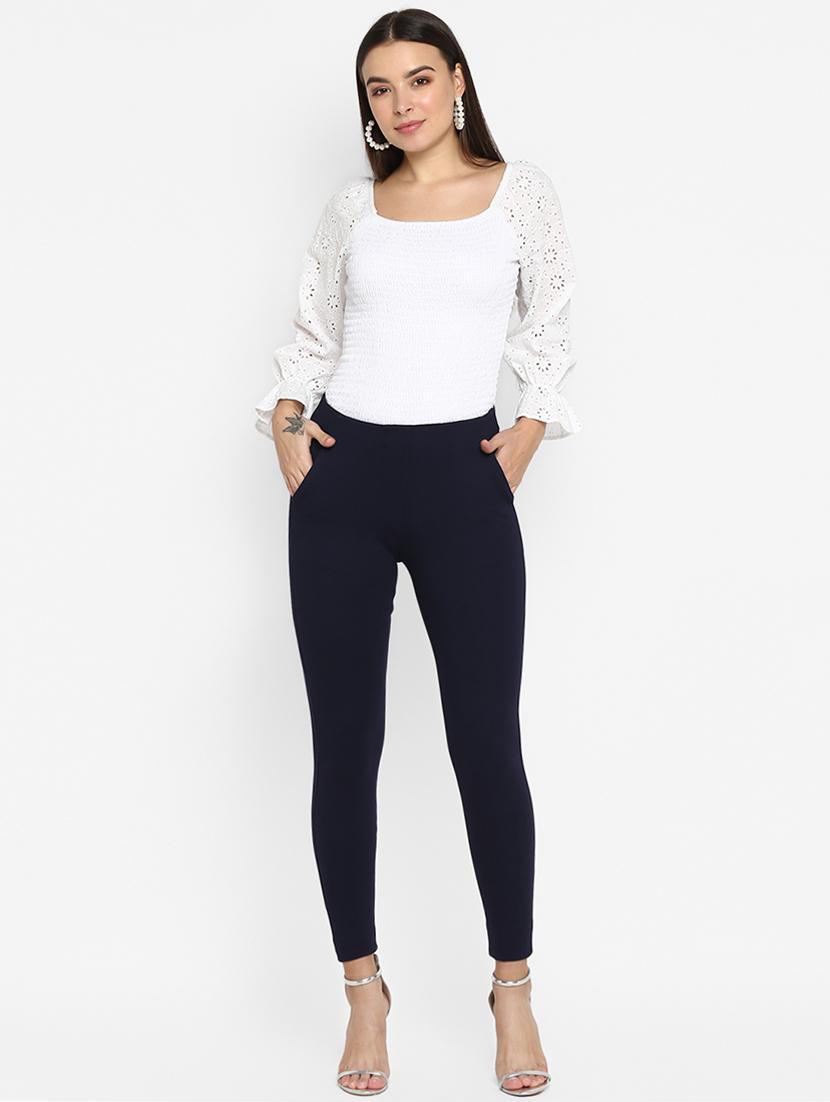 high rise solid jeggings - 16824675 - Zoom Image - 4