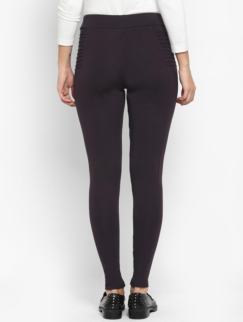 high rise solid jeggings - 16824676 - Zoom Image - 3