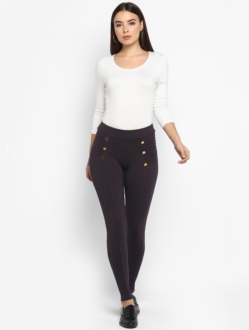 high rise solid jeggings - 16824676 - Zoom Image - 4
