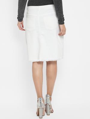 high rise frayed hem jeans - 16824876 - Standard Image - 3