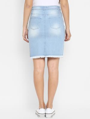 frayed hem stone washed jeans - 16824877 - Standard Image - 3