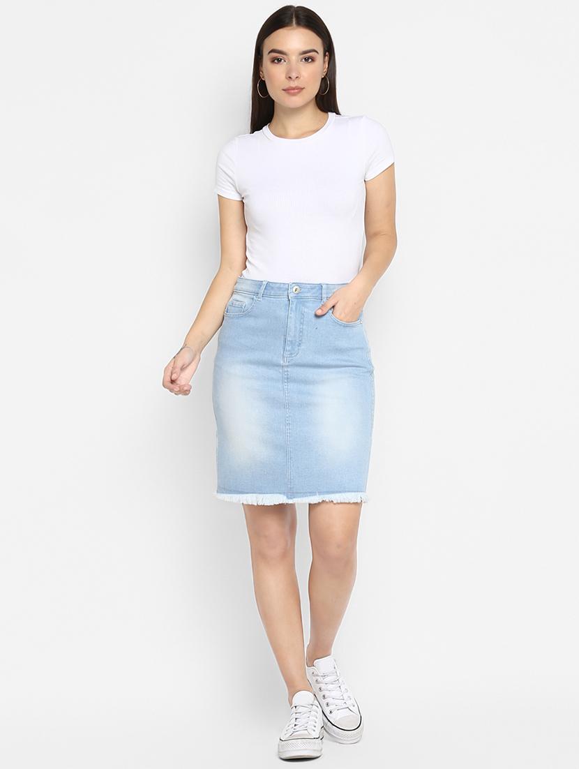 frayed hem stone washed jeans - 16824877 - Zoom Image - 4