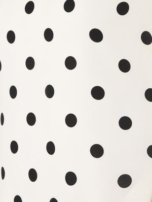 mock neck polka dot sheath dress - 16825138 - Standard Image - 6