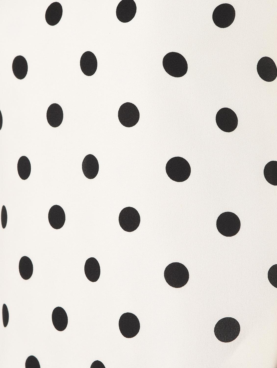 mock neck polka dot sheath dress - 16825138 - Zoom Image - 6