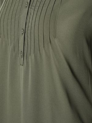 bell sleeves solid straight kurta - 16825158 - Standard Image - 6