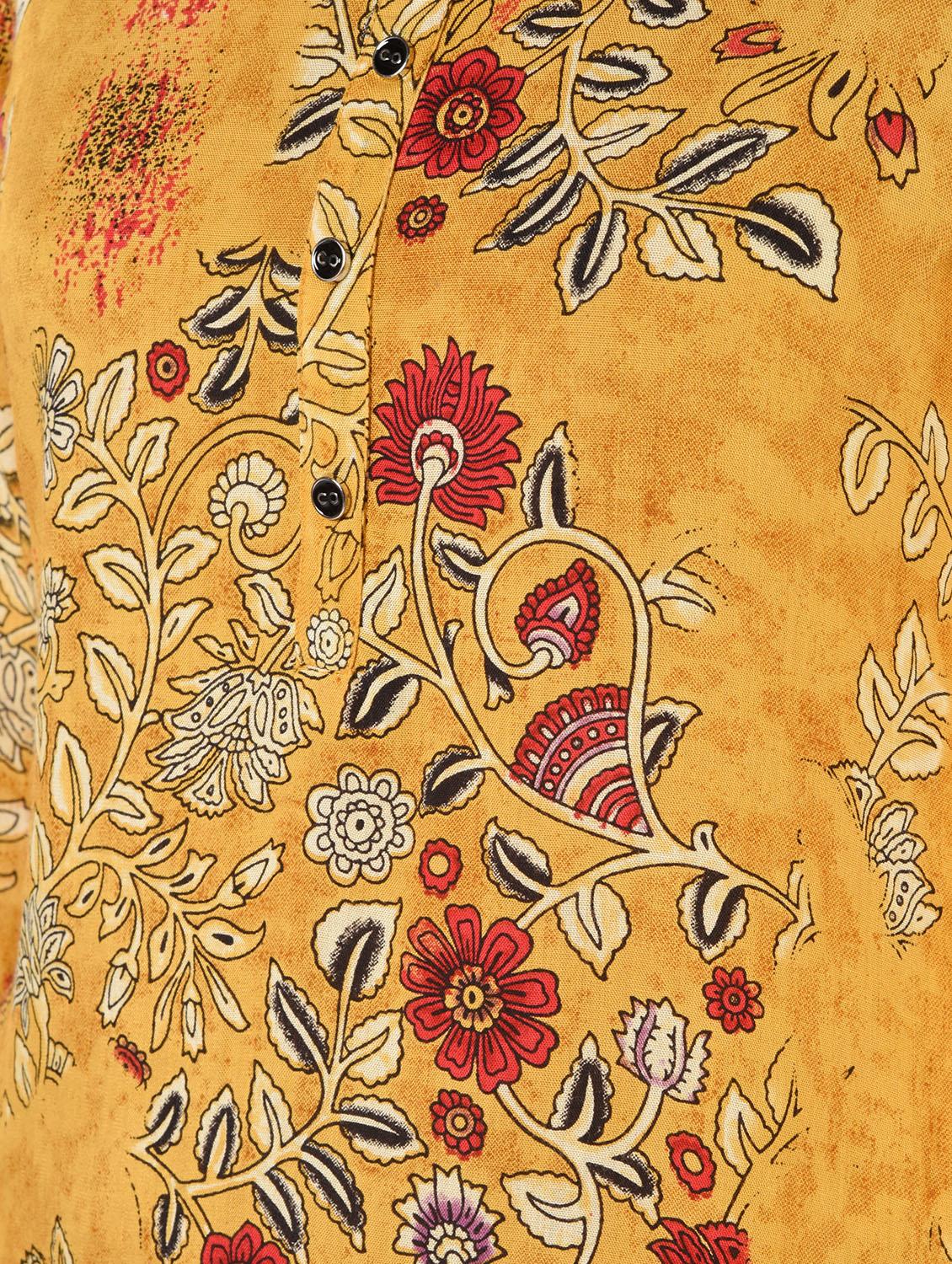 floral straight kurta - 16825177 - Zoom Image - 5