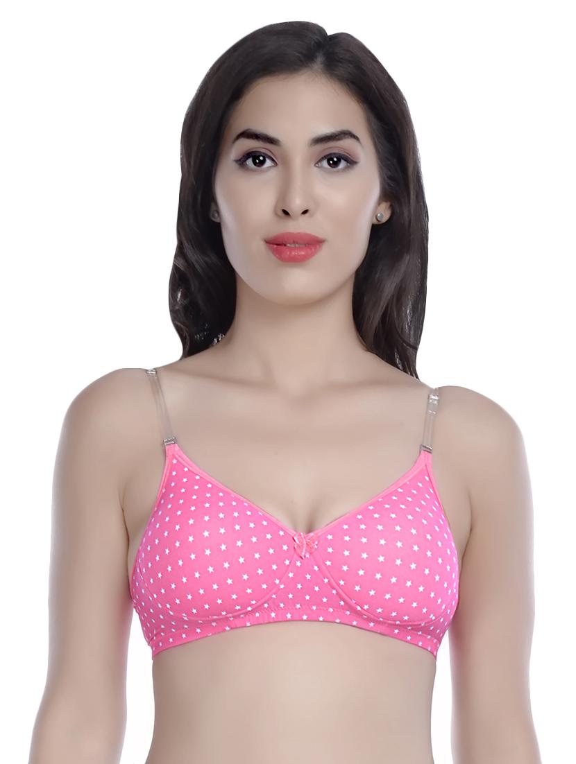 detachable strap polka dot bra - 16825271 - Zoom Image - 1