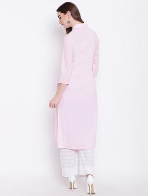 printed straight kurta - 16825292 - Standard Image - 3
