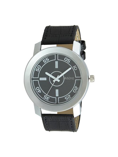 adine silver round stylish analog men"watch - 16825424 - Standard Image - 1