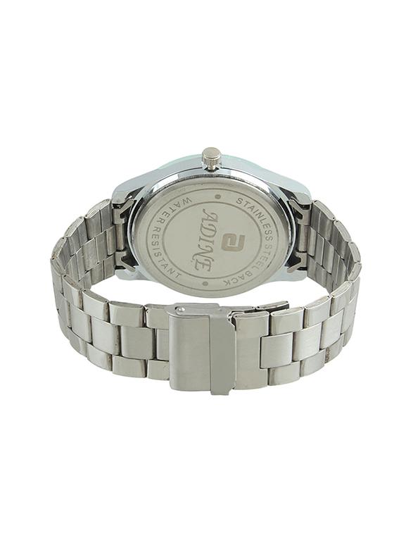 adine silver luxury stylish analog men"watch - 16825427 - Zoom Image - 3