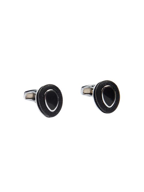 black metal cufflinks - 16825601 - Standard Image - 1