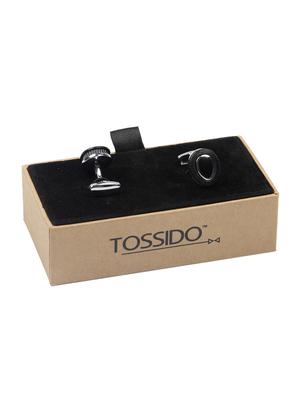 black metal cufflinks - 16825601 - Standard Image - 3