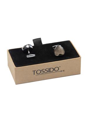brown metal cufflinks - 16825604 - Standard Image - 3