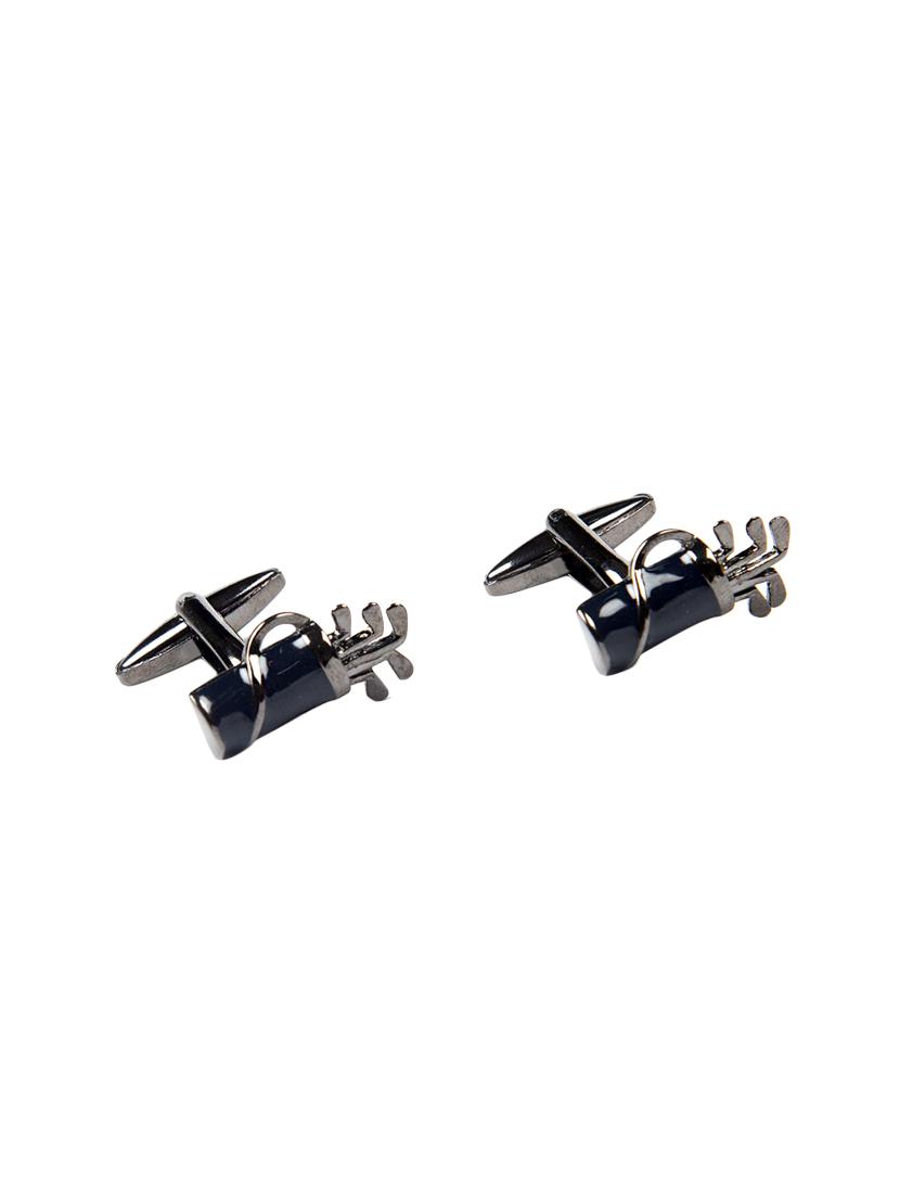 blue metal cufflinks - 16825609 - Zoom Image - 1
