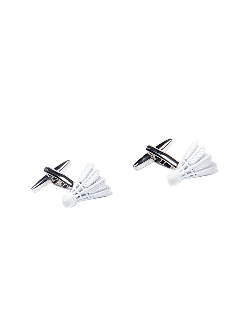 white metal cufflinks - 16825611 - Zoom Image - 1
