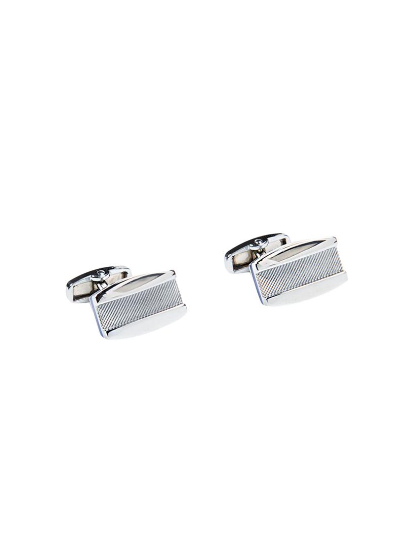 silver metal cufflinks - 16825613 - Zoom Image - 1