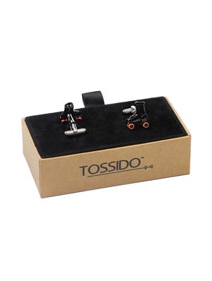 black metal cufflink - 16825622 - Standard Image - 3