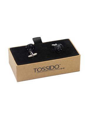 black metal cufflinks - 16825625 - Standard Image - 3
