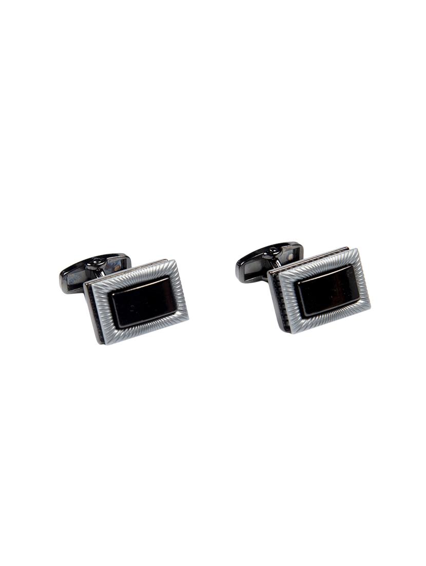 silver metal cufflinks - 16825637 - Zoom Image - 1