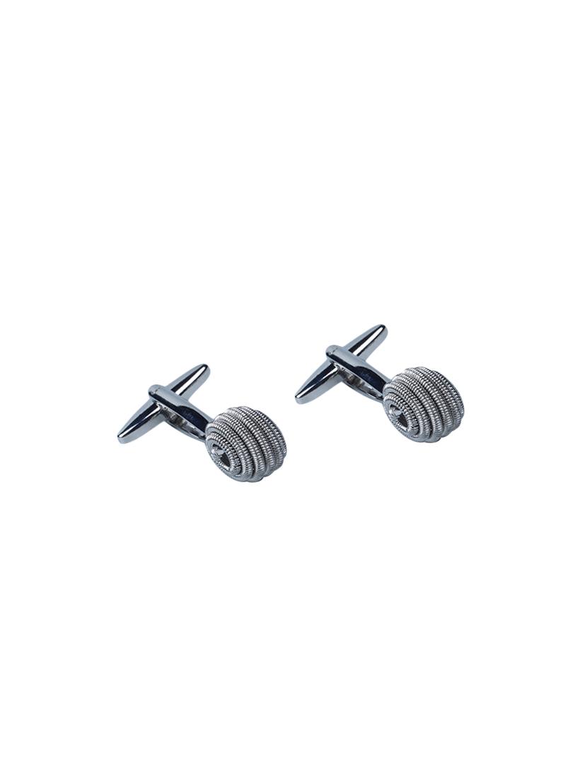 silver metal cufflinks - 16825644 - Zoom Image - 1
