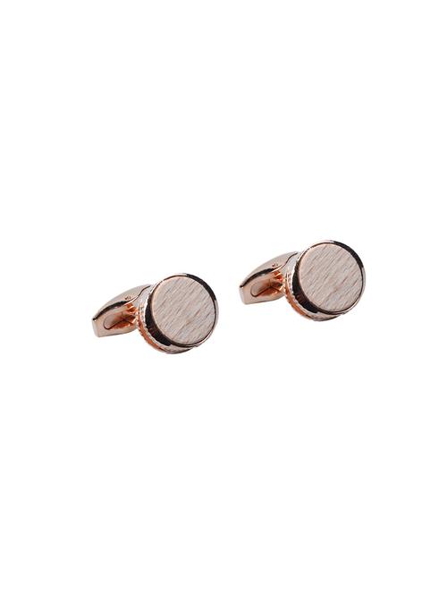 gold metal cufflinks - 16825647 - Standard Image - 1