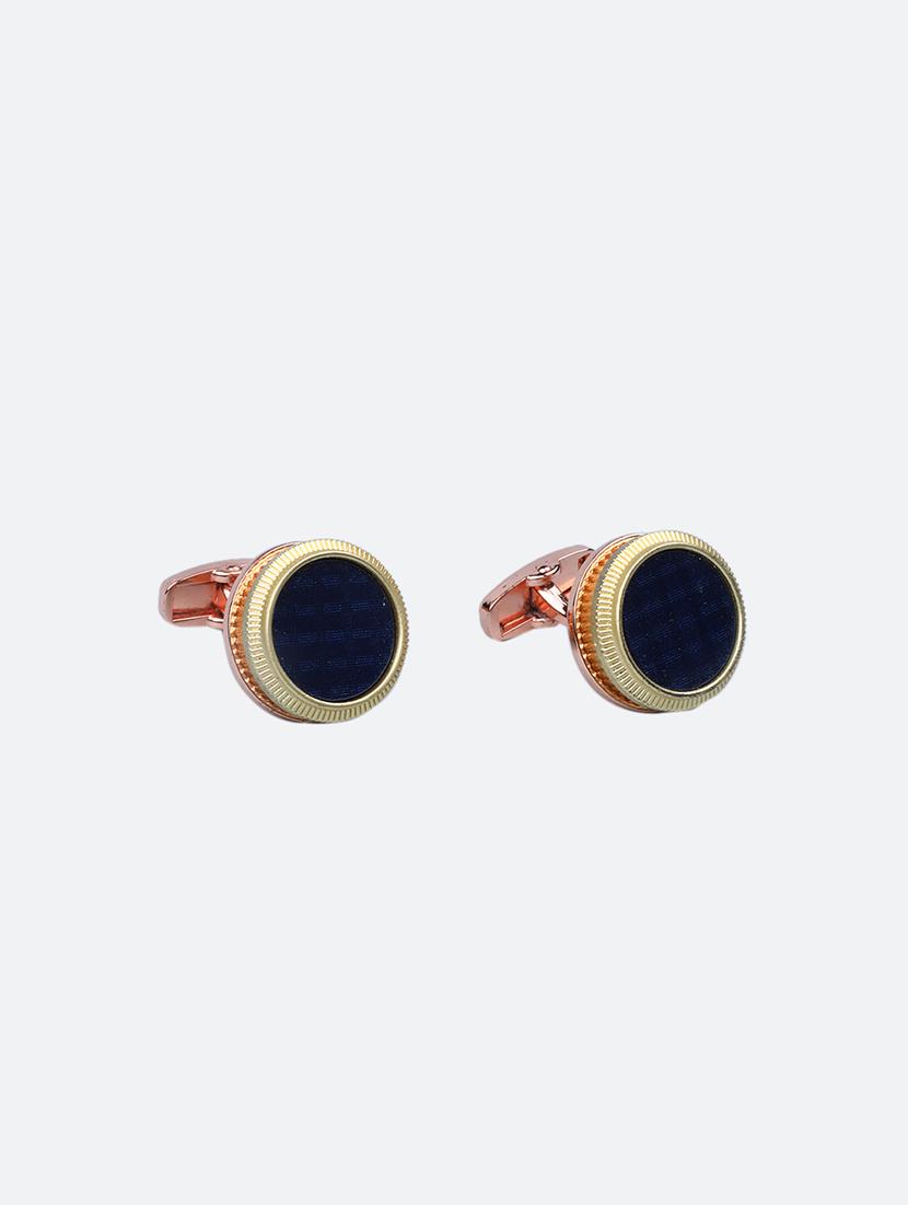 gold metal cufflinks - 16825654 - Zoom Image - 1