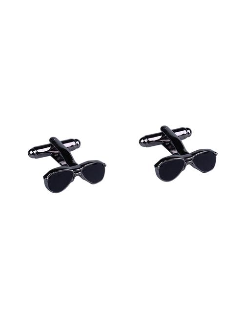 black metal cufflinks - 16825668 - Standard Image - 1