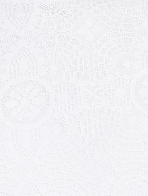 boat neck laced layered dress - 16826087 - Standard Image - 4