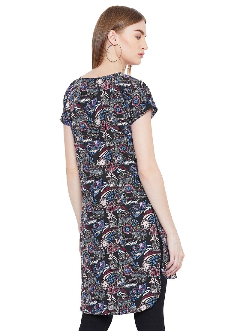 round neck high-low tunic - 16826112 - Zoom Image - 3