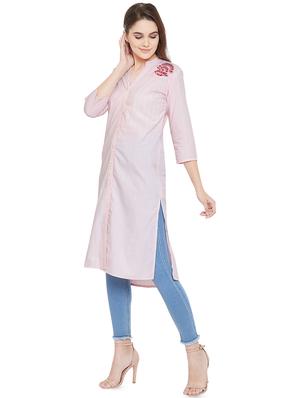 mandarin neck striped tunic - 16826115 - Standard Image - 2