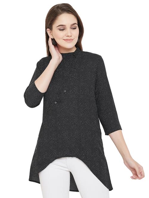 pin dots high-low tunic - 16826121 - Standard Image - 1