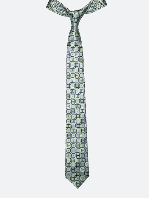 green micro fiber tie - 16826154 - Standard Image - 1