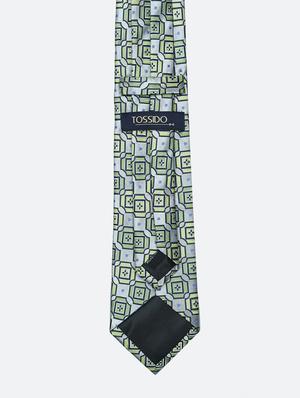 green micro fiber tie - 16826154 - Standard Image - 2