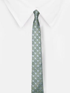 green micro fiber tie - 16826154 - Standard Image - 3